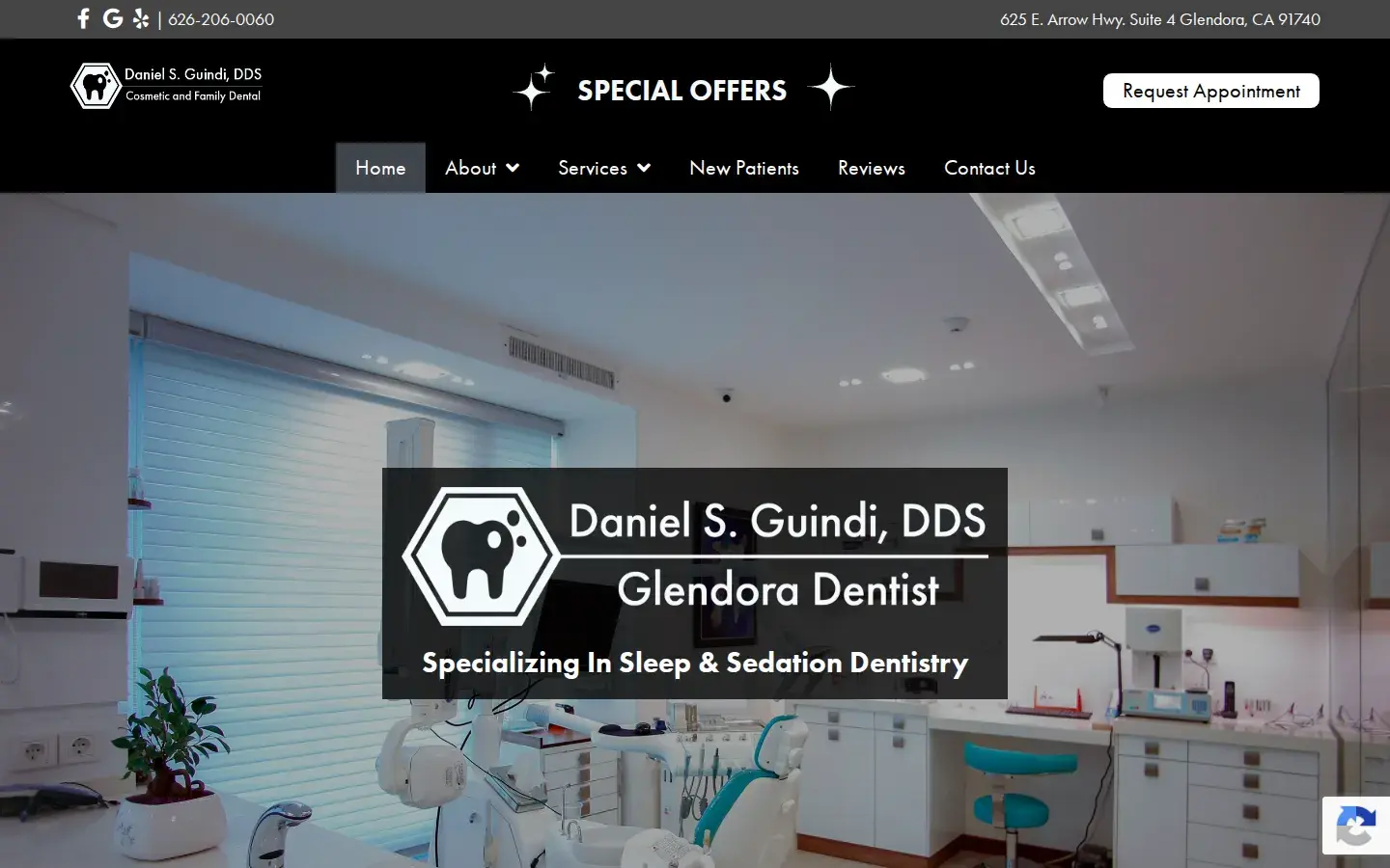 Homepage preview of Daniel S. Guindi, DDS