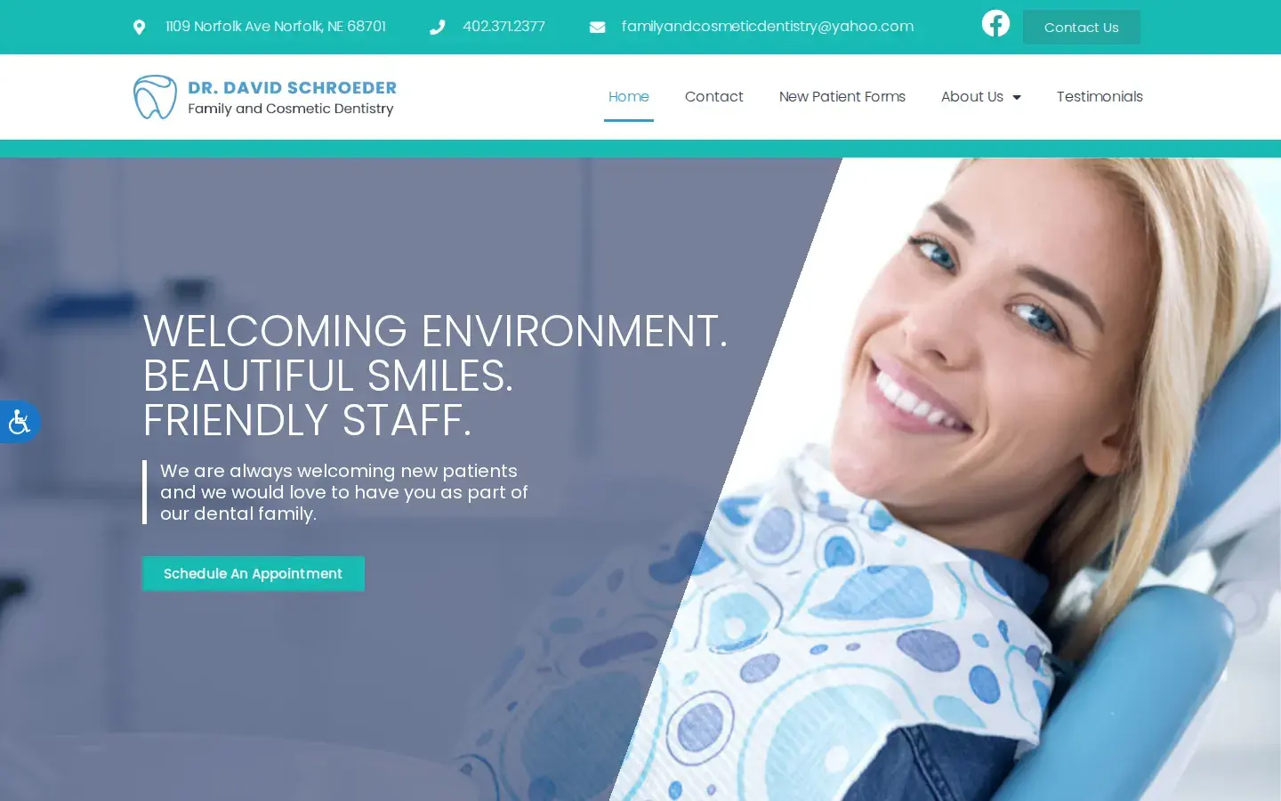 Homepage preview of David Schroeder DDS