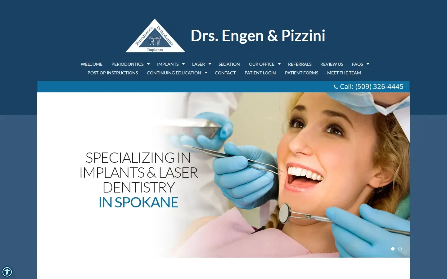Homepage preview of David W. Engen, D.D.S., PS