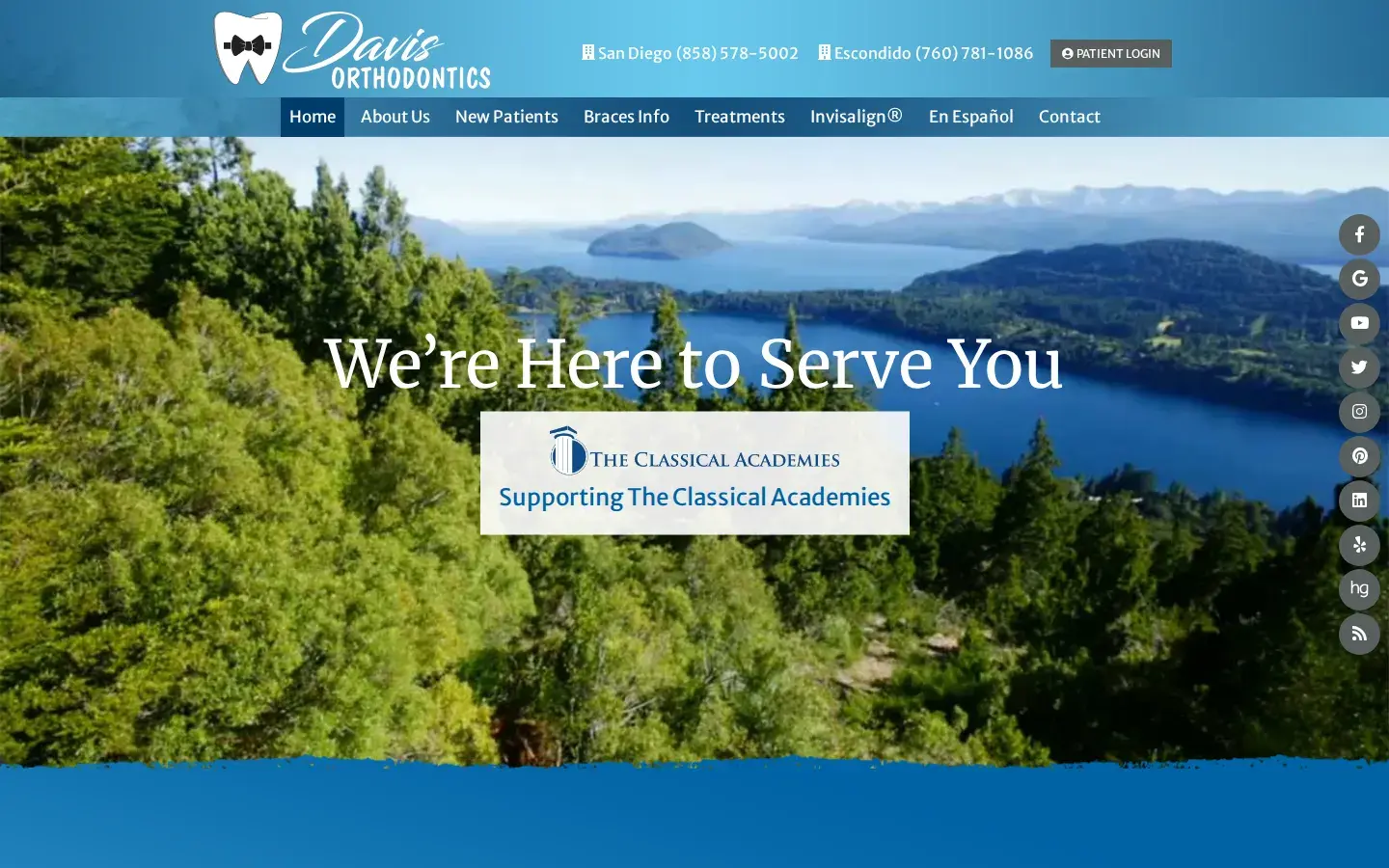 Homepage preview of Davis Orthodontics