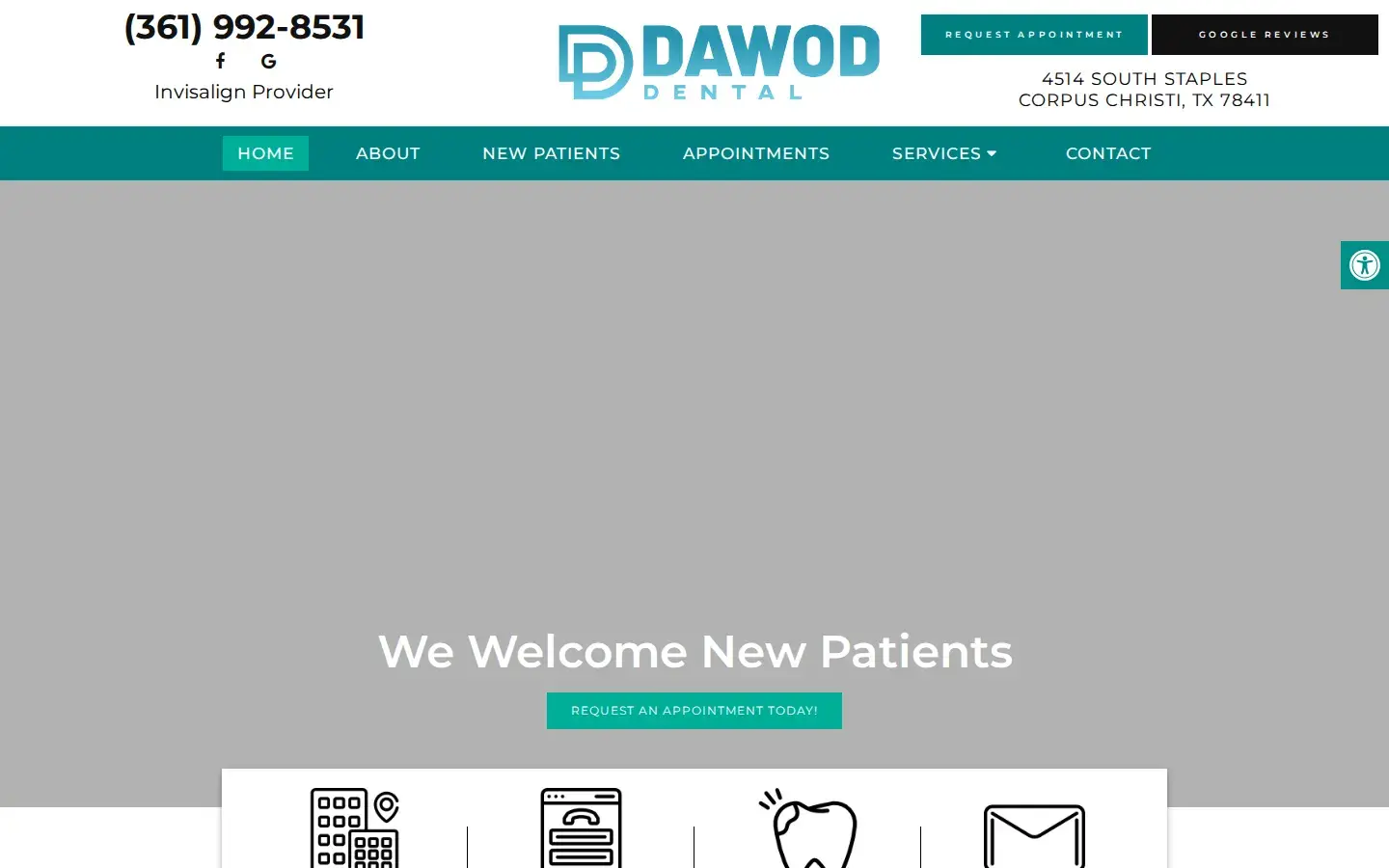 Homepage preview of Dawod Dental Center