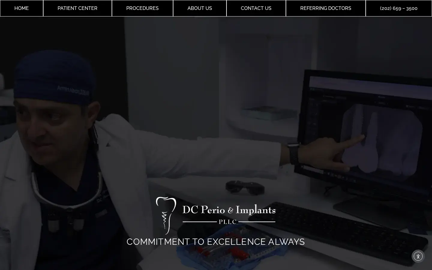 Homepage preview of DC Perio & Implants, PLLC