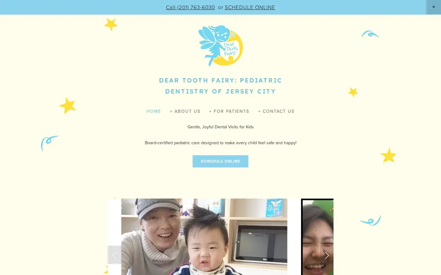 Homepage preview of Dear Tooth Fairy: Pediatric Dentistry