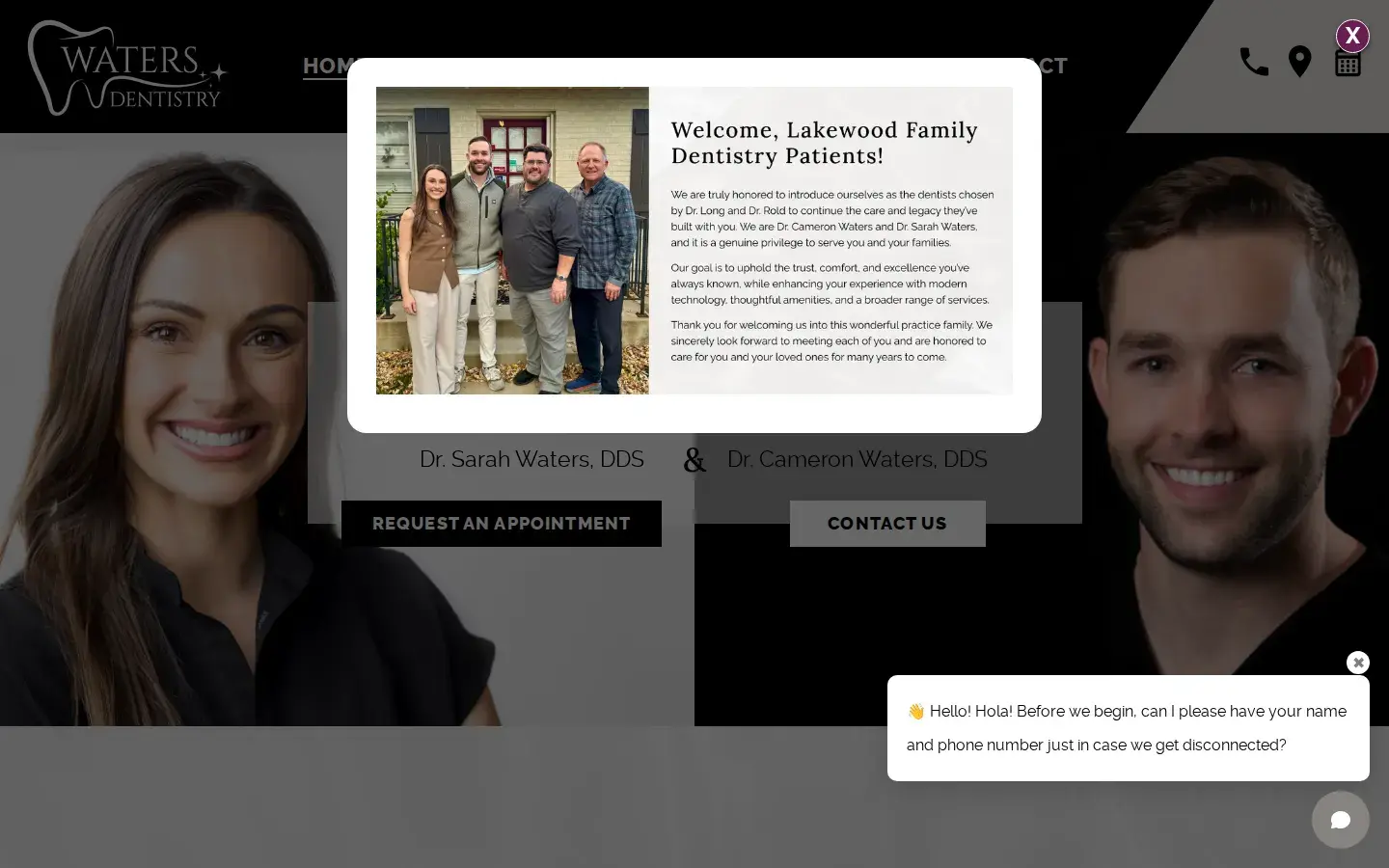 Homepage preview of DeCino Family Dentistry