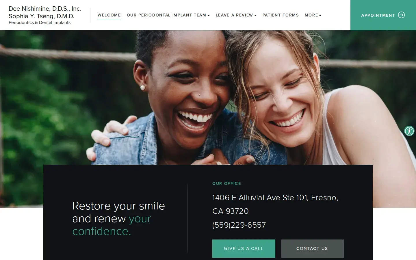 Homepage preview of Dee Nishimine, DDS