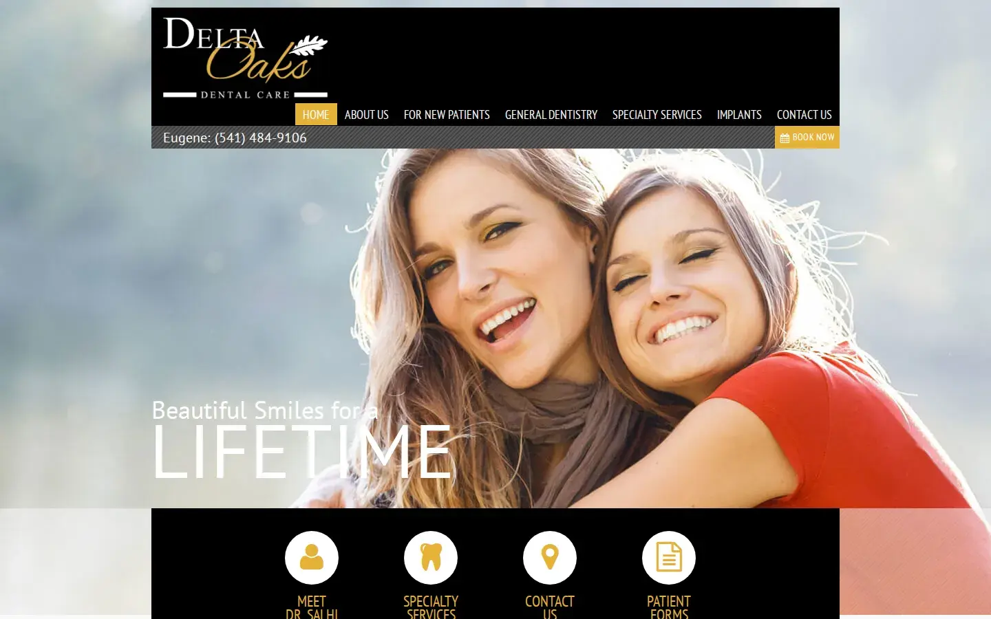 Homepage preview of Delta Oaks Dental Care