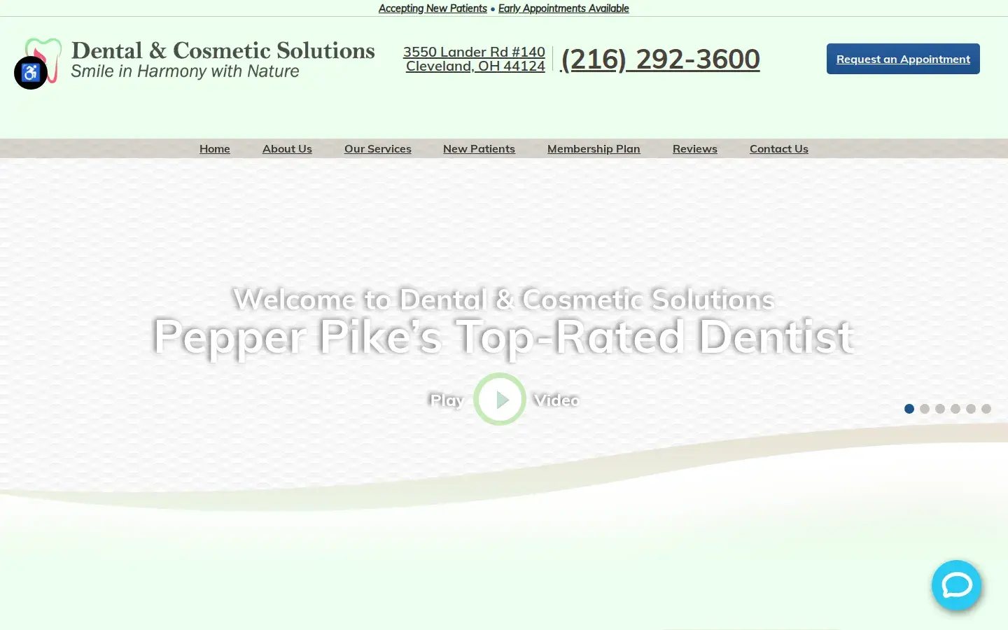Homepage preview of Dental & Cosmetic Solutions