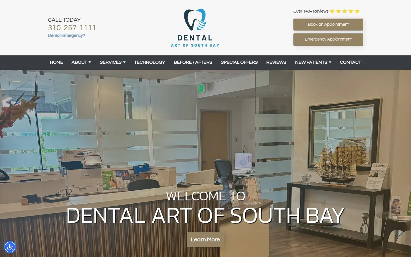 Homepage preview of Dental Art of South Bay: Dana Samet, DDS