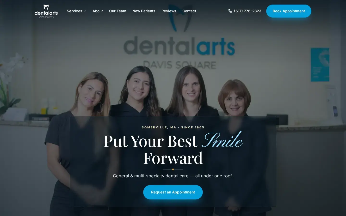 Homepage preview of Dental Arts Davis Square