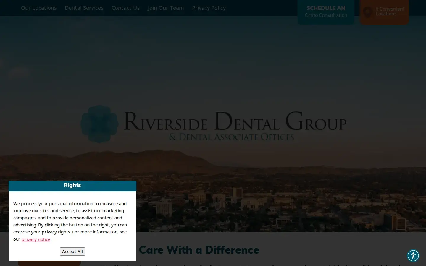 Homepage preview of Dental Associates of Moreno Valley