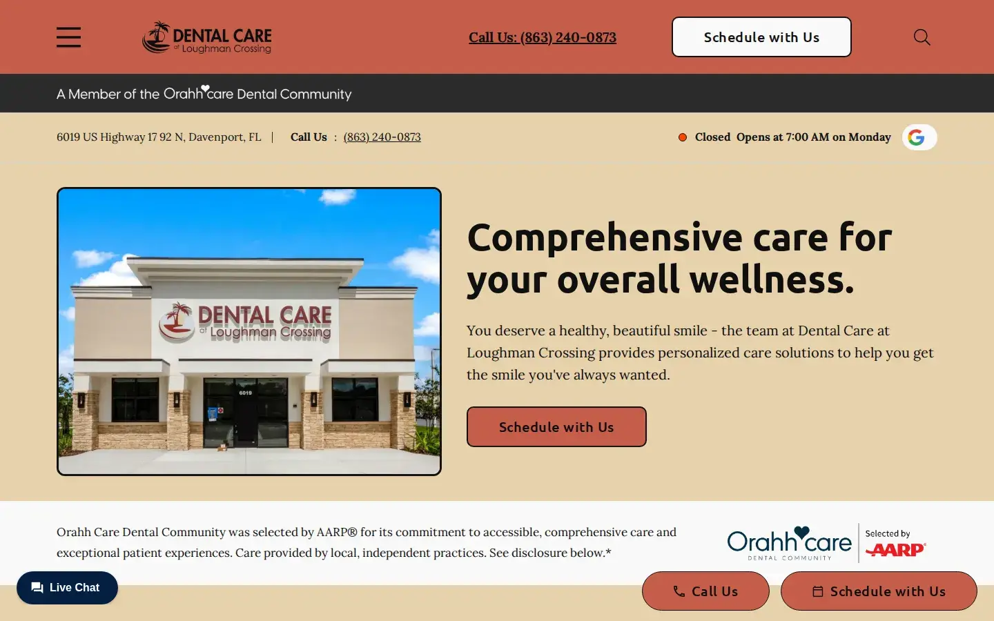 Homepage preview of Dental Care at Loughman Crossing