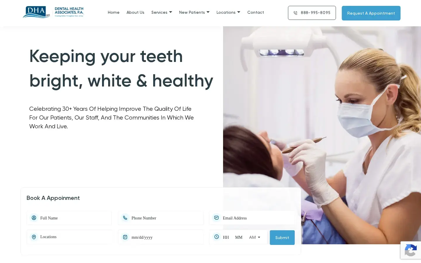 Homepage preview of Dental Health Assoc.