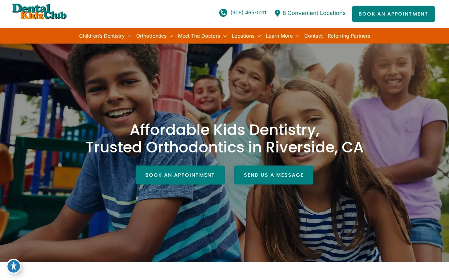 Homepage preview of Dental Kidz Club - Ontario