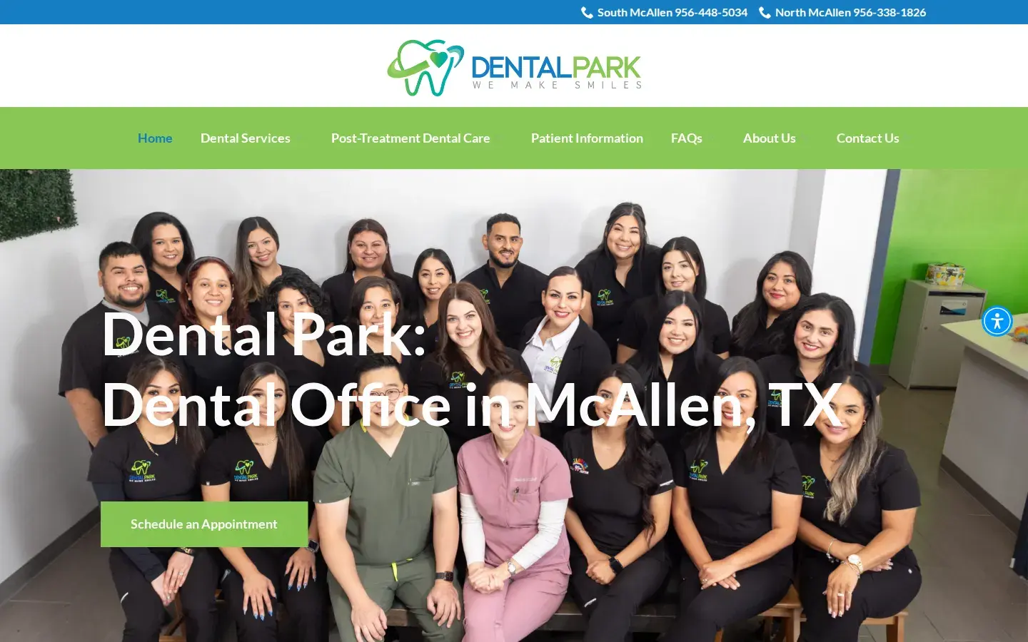 Homepage preview of Dental Park
