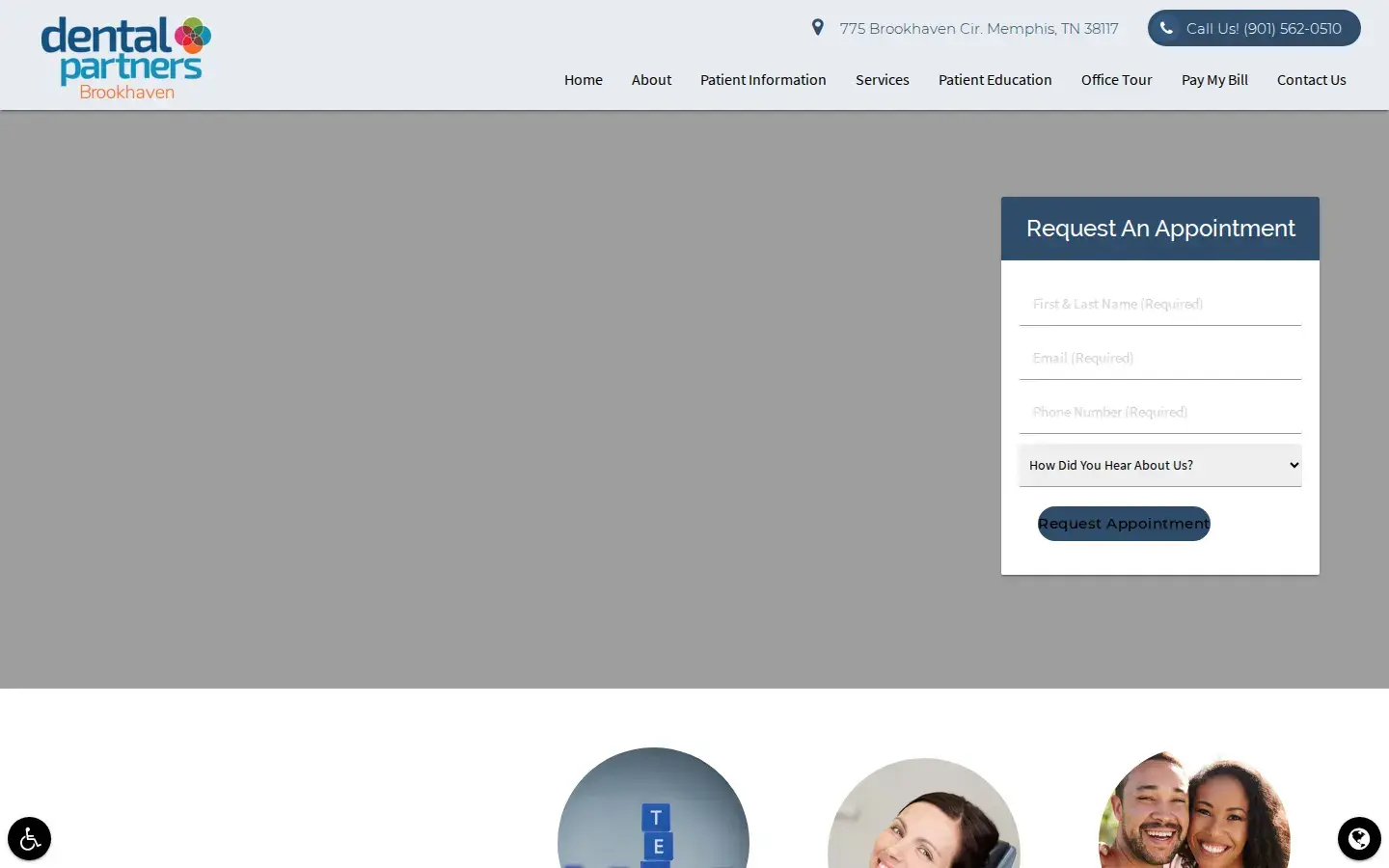 Homepage preview of Dental Partners – Brookhaven