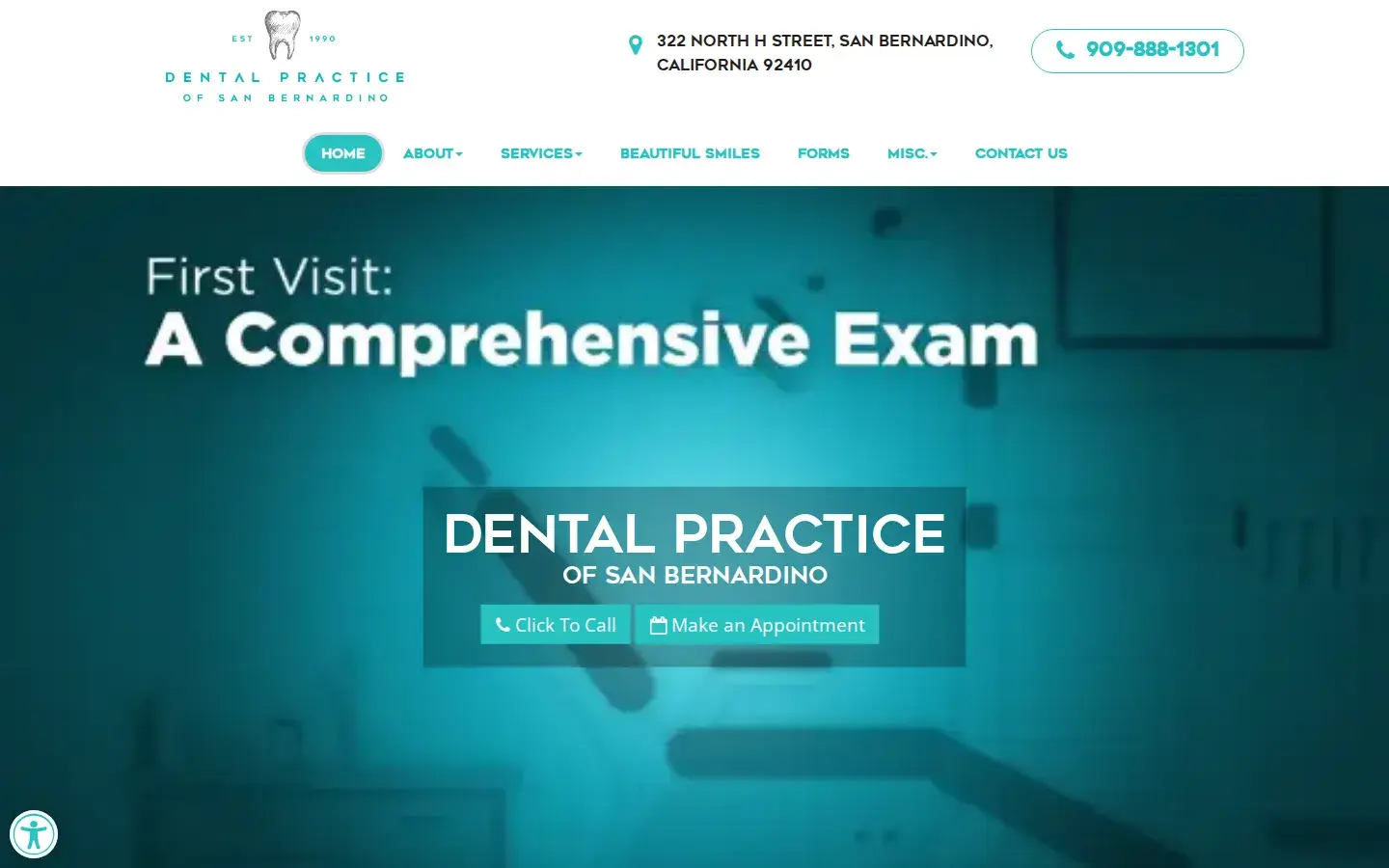 Homepage preview of Dental Practice