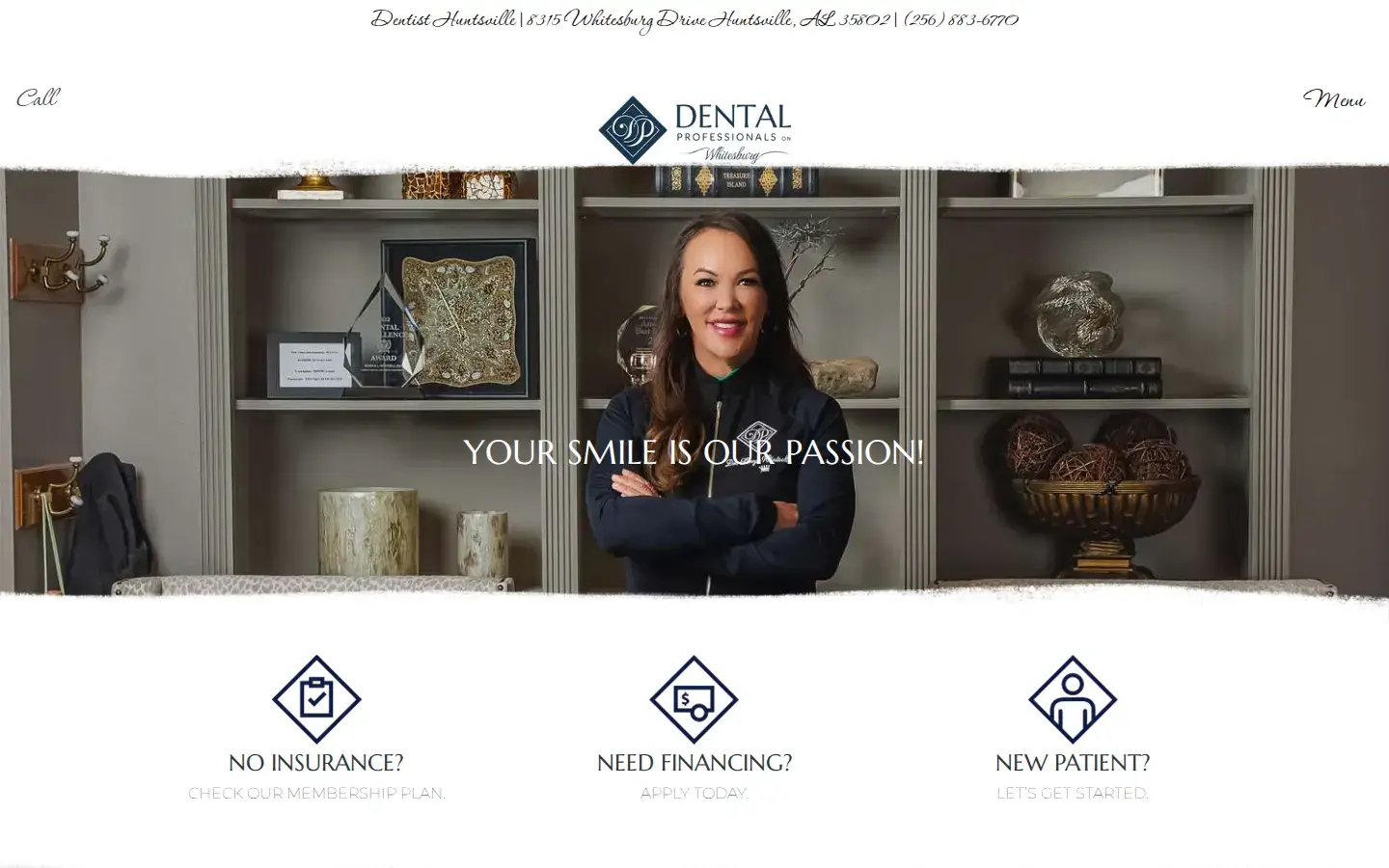 Homepage preview of Dental Professionals On Whitesburg