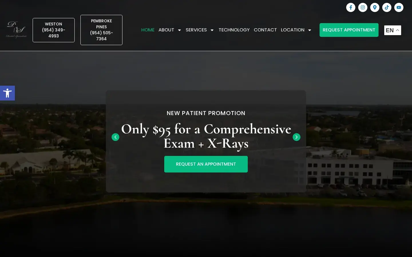 Homepage preview of Dental Specialists of Pines
