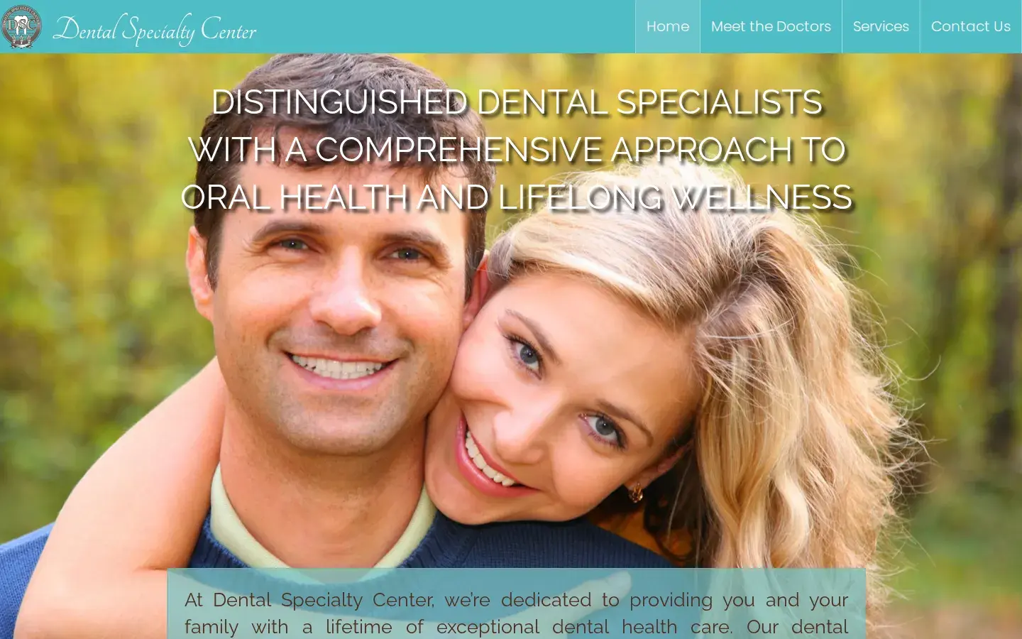 Homepage preview of Dental Specialty Center