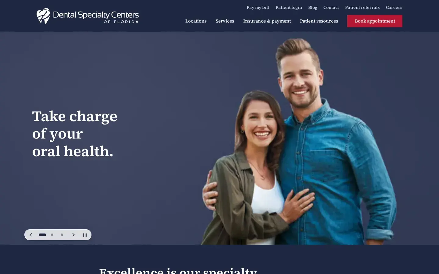 Homepage preview of Dental Specialty Center of Cape Coral