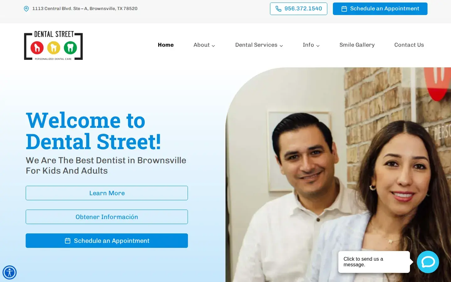 Homepage preview of Dental Street