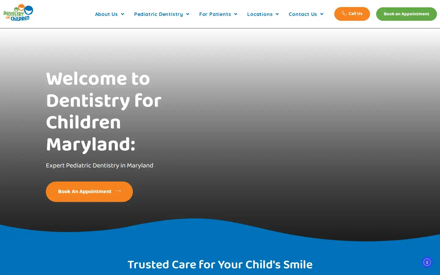Homepage preview of Dentistry for Children Maryland – Cross Keys