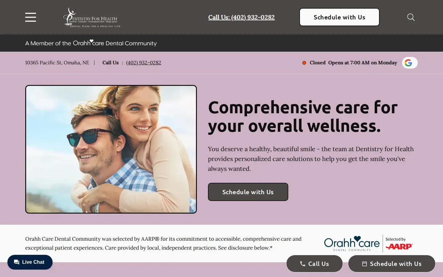 Homepage preview of Dentistry For Health