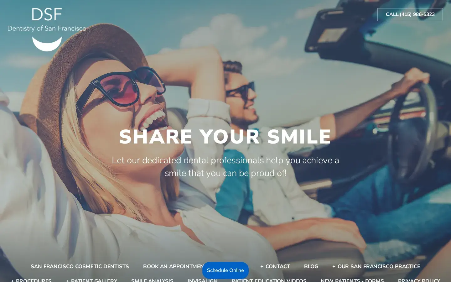 Homepage preview of Dentistry of San Francisco