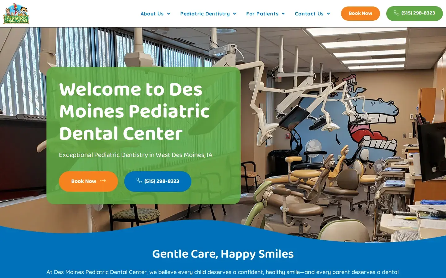 Homepage preview of Des Moines Pediatric Dental Center