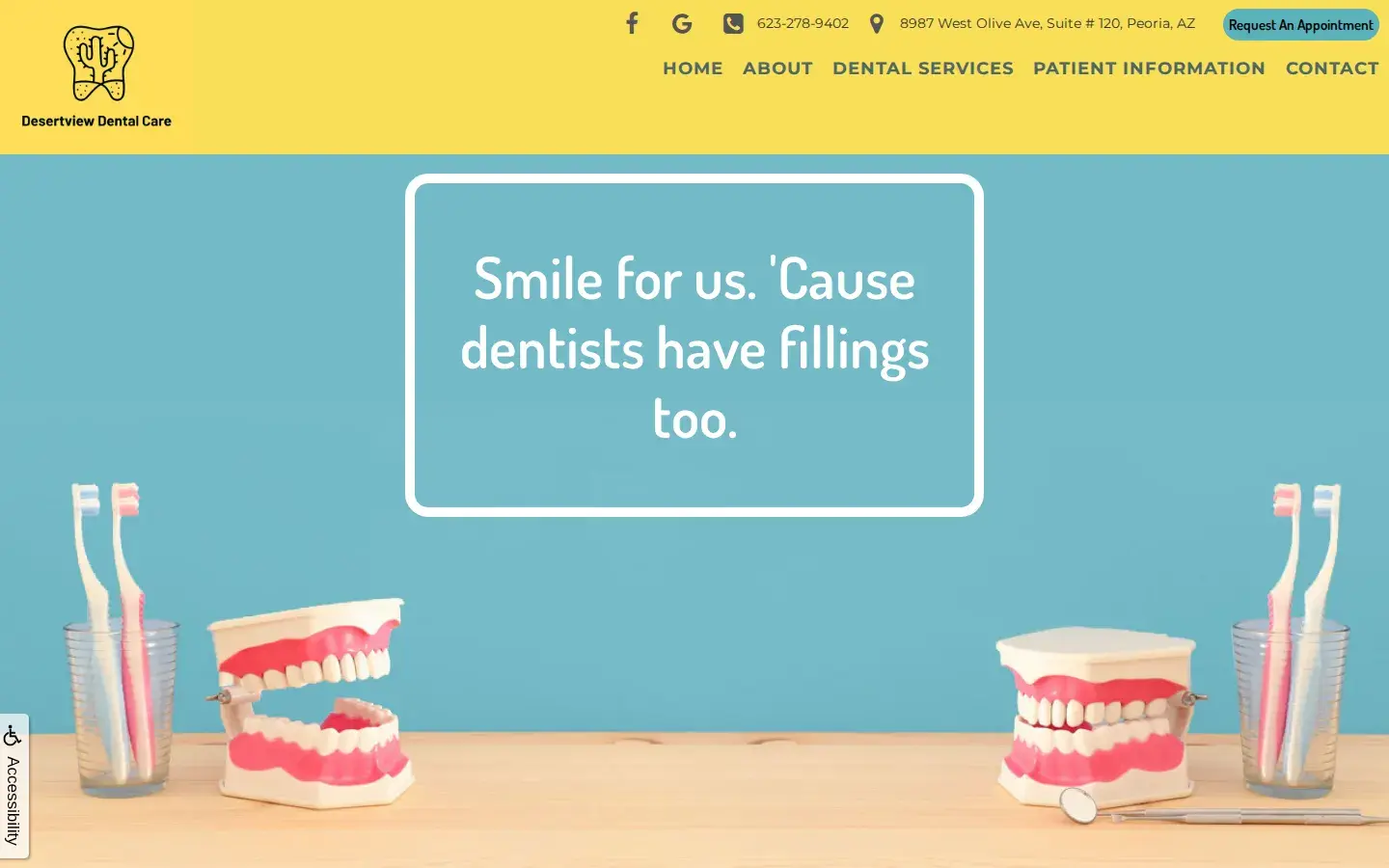 Homepage preview of Desertview Dental Care