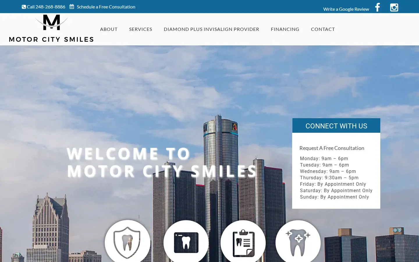 Homepage preview of Detroit Orthodontic Specialists