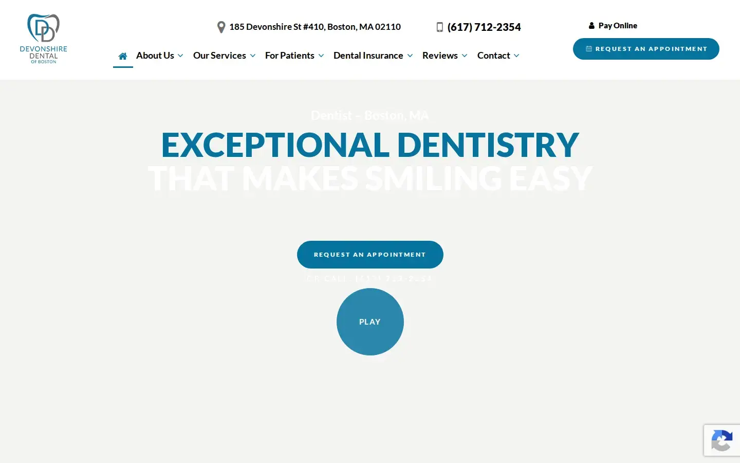 Homepage preview of Devonshire Dental Associates