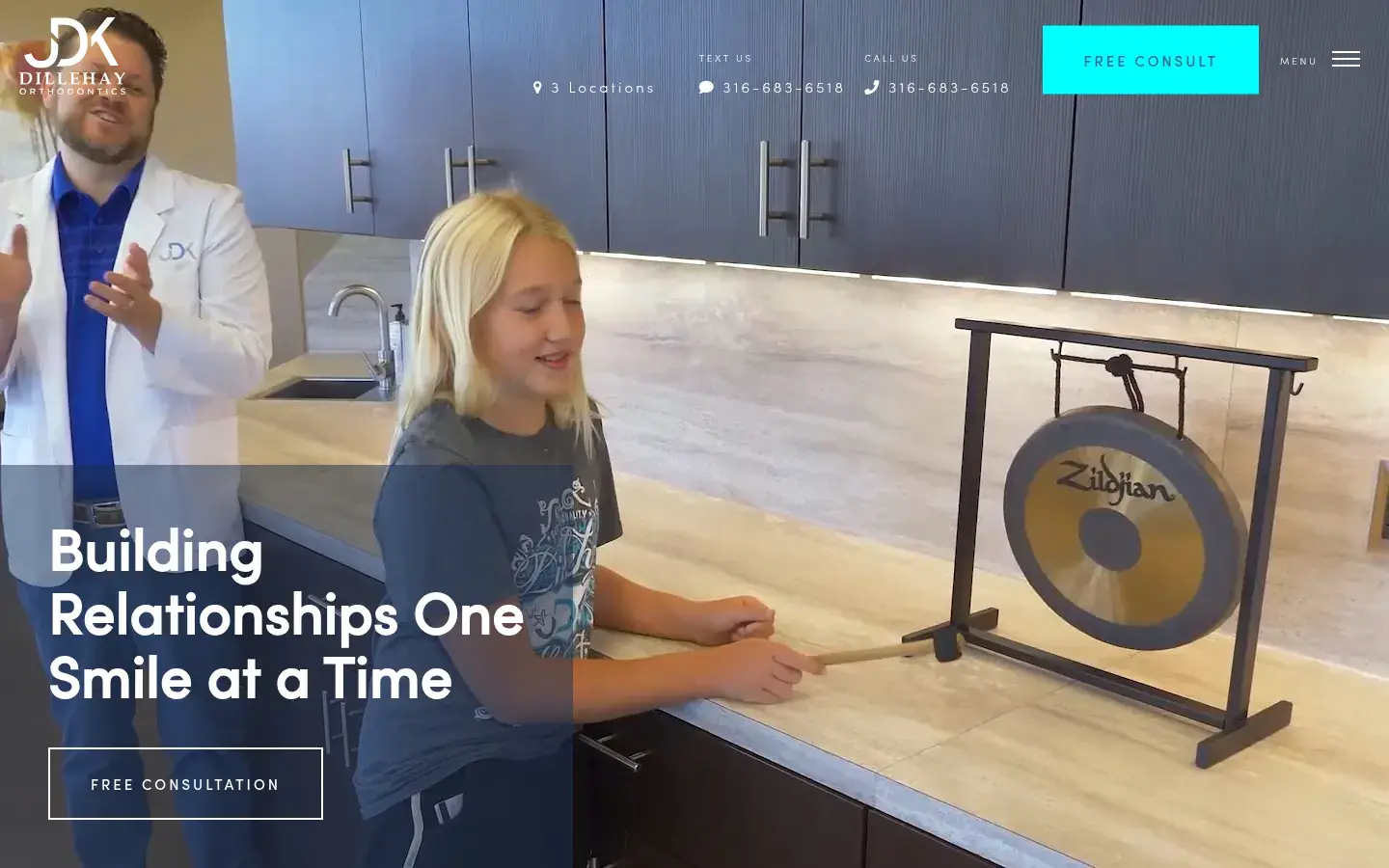 Homepage preview of Dillehay Orthodontics
