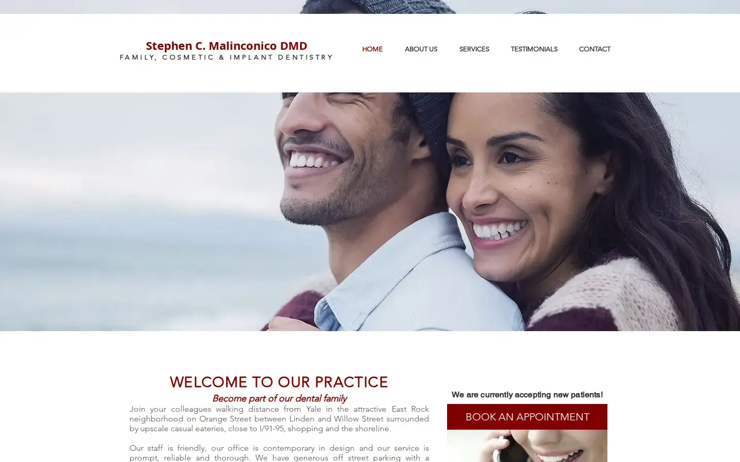 Homepage preview of Doctor Malinconico Office