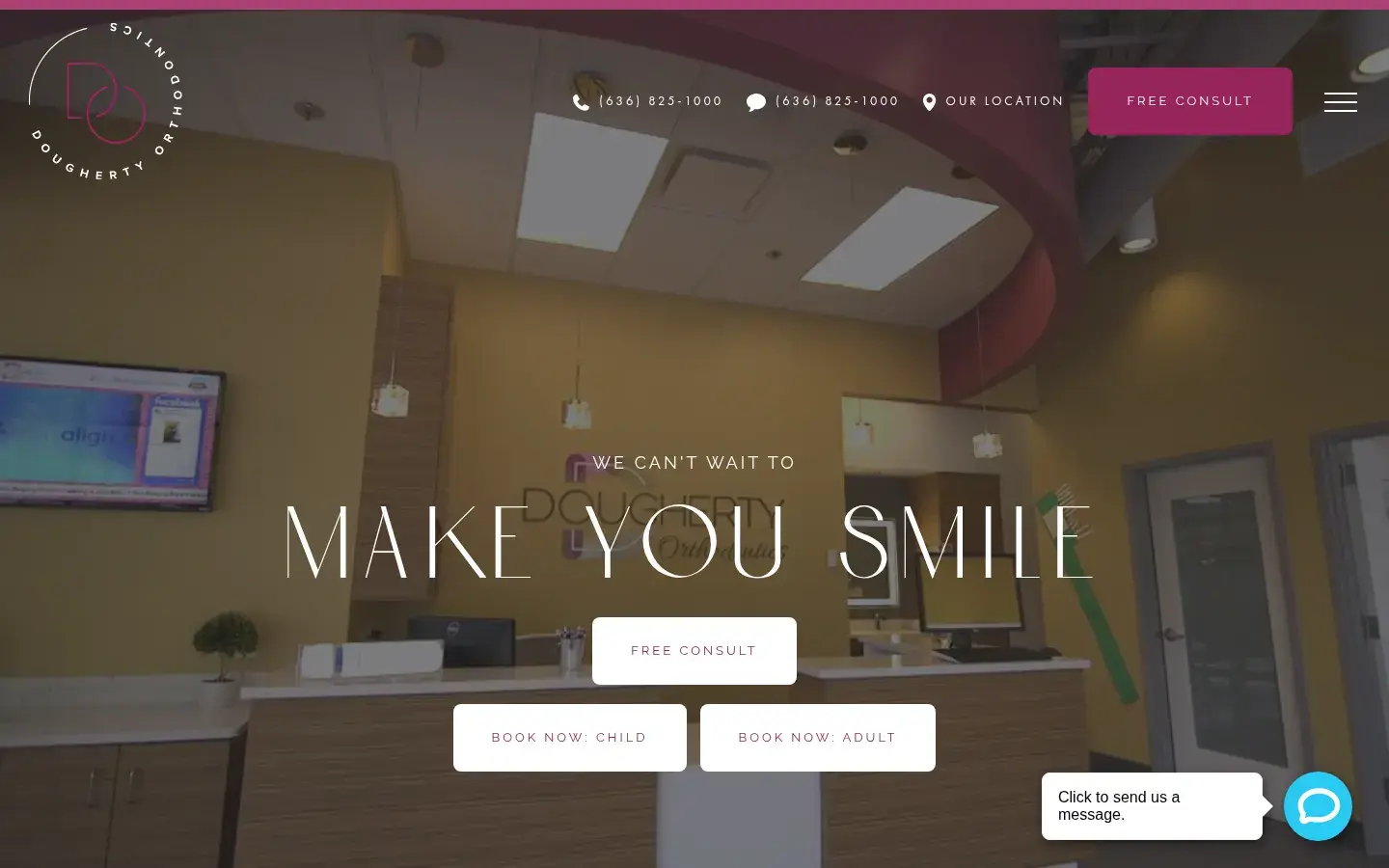 Homepage preview of Dougherty Orthodontics