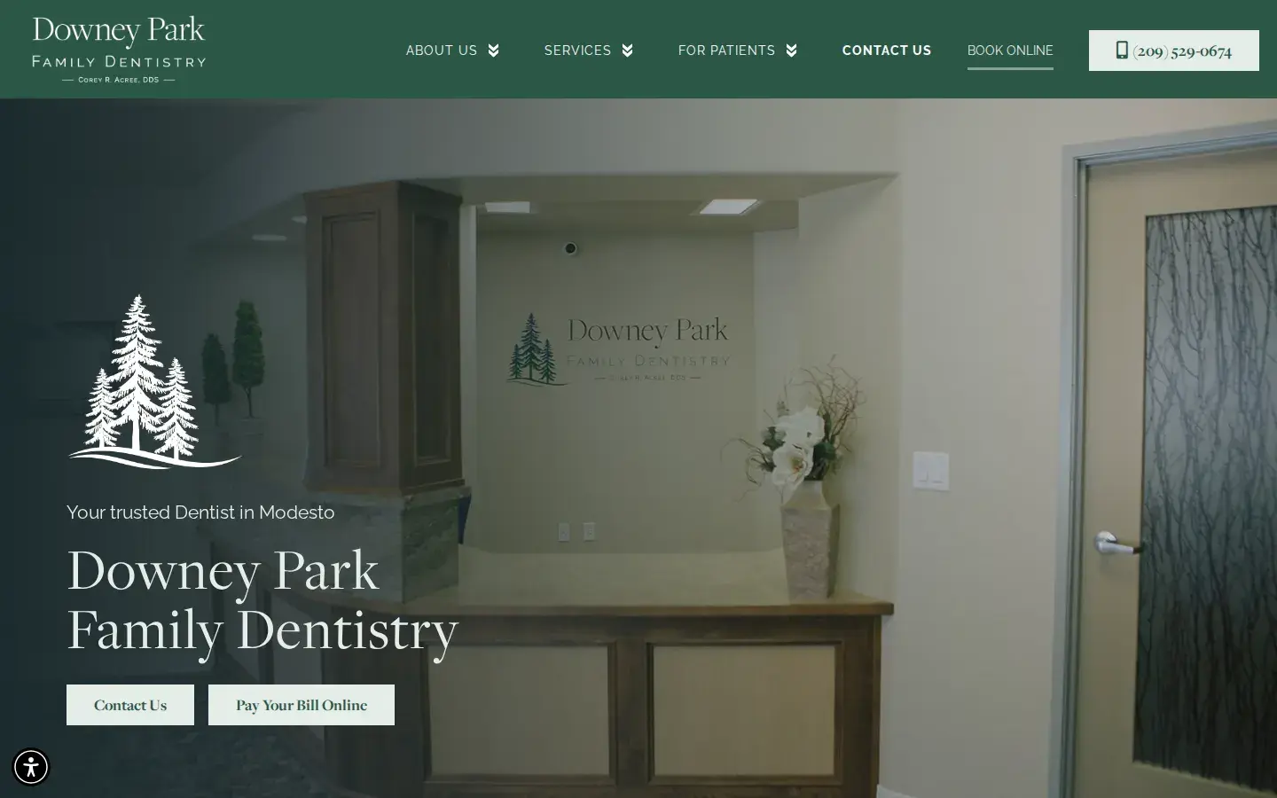 Homepage preview of Downey Park Family Dentistry