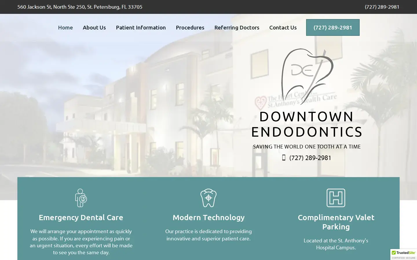 Homepage preview of Downtown Endodontics