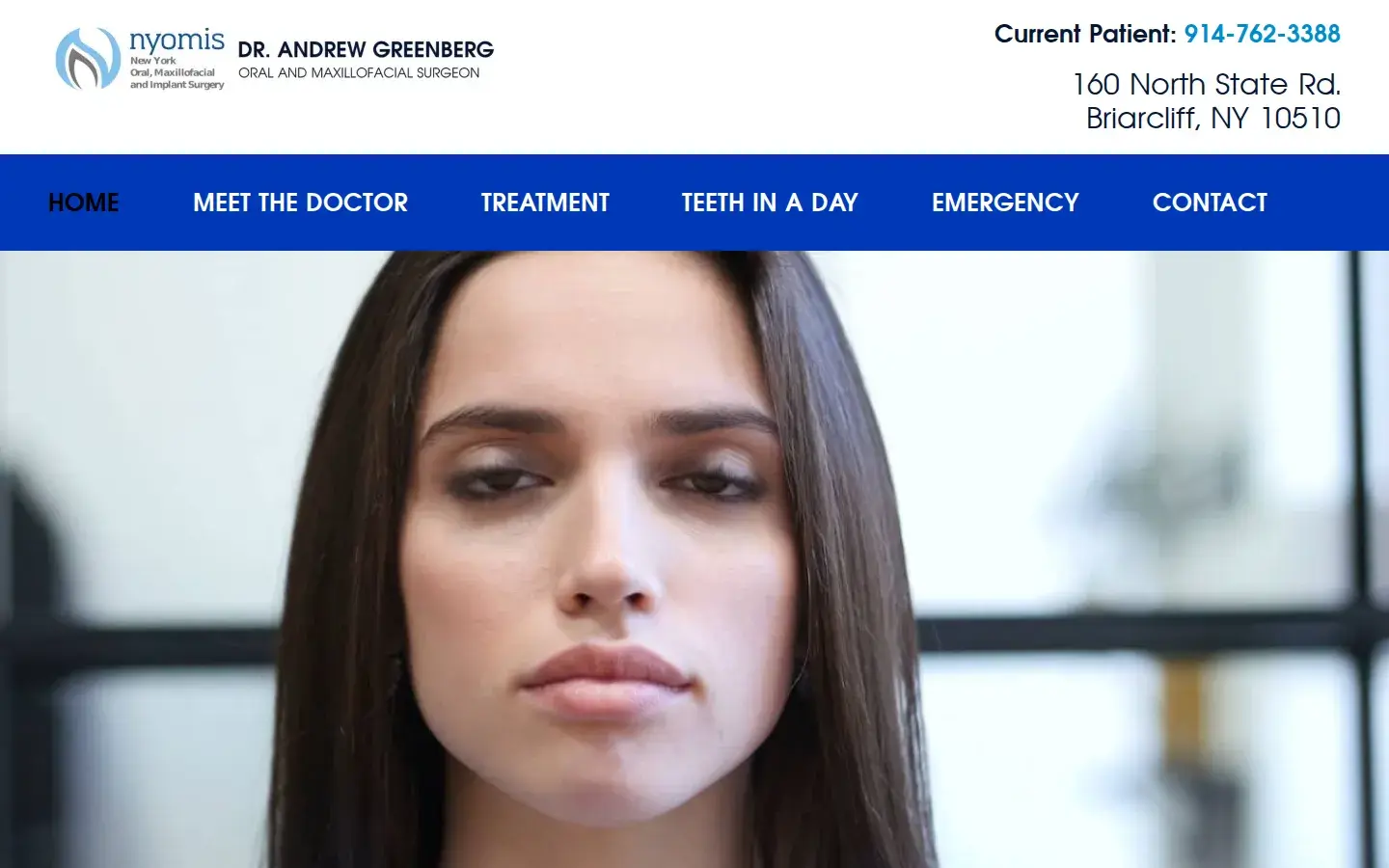Homepage preview of Dr. Andrew Greenberg Oral and Maxillofacial Surgeon