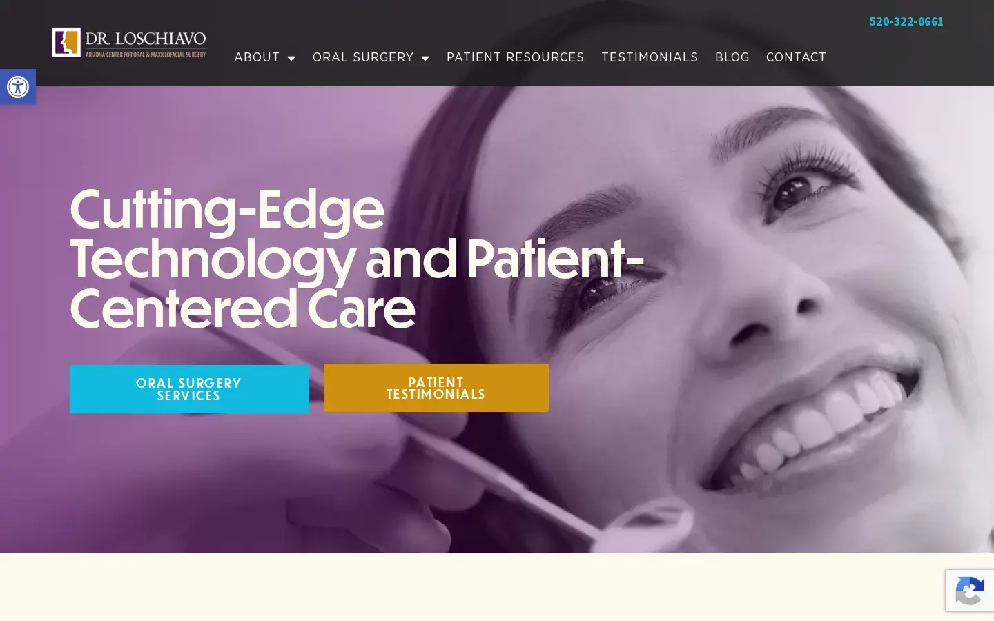 Homepage preview of Dr. Charles A. Loschiavo, DMD PC, Oral & Maxillofacial Surgery