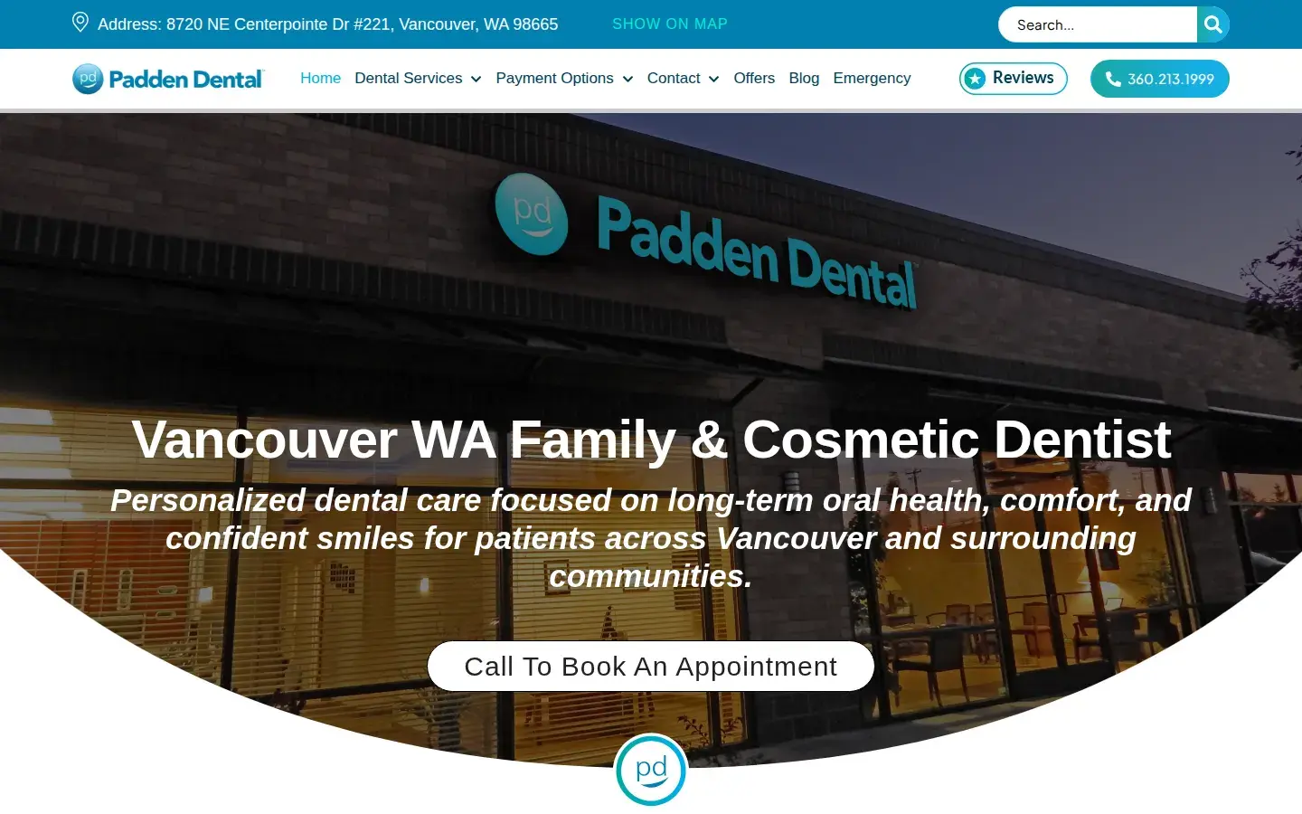 Homepage preview of Dr. Eric N. Dahlen, DMD