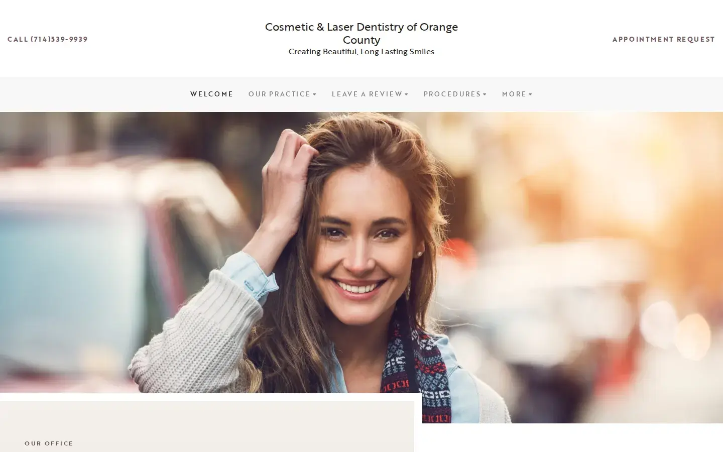 Homepage preview of Dr. Fariba Hemat, DDS