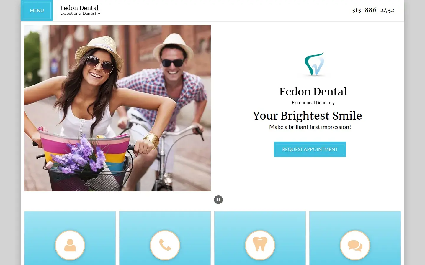 Homepage preview of Dr. Gerald J. Fedon, DDS