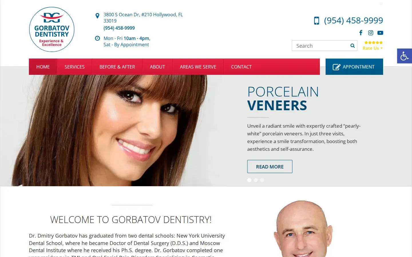 Homepage preview of Dr. Gorbatov Dentistry