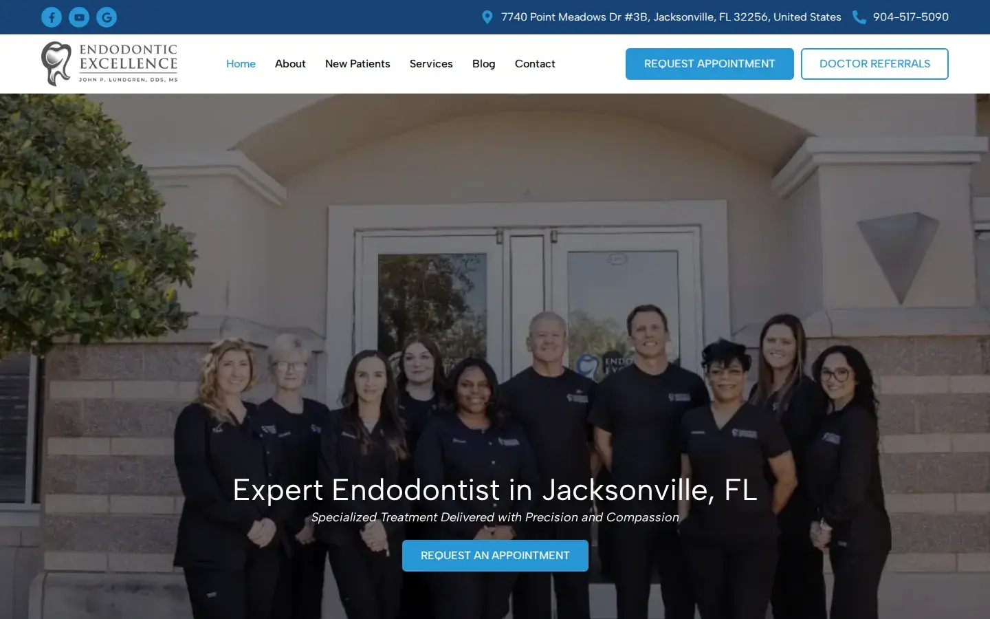 Homepage preview of Dr. John P. Lundgren, DDS