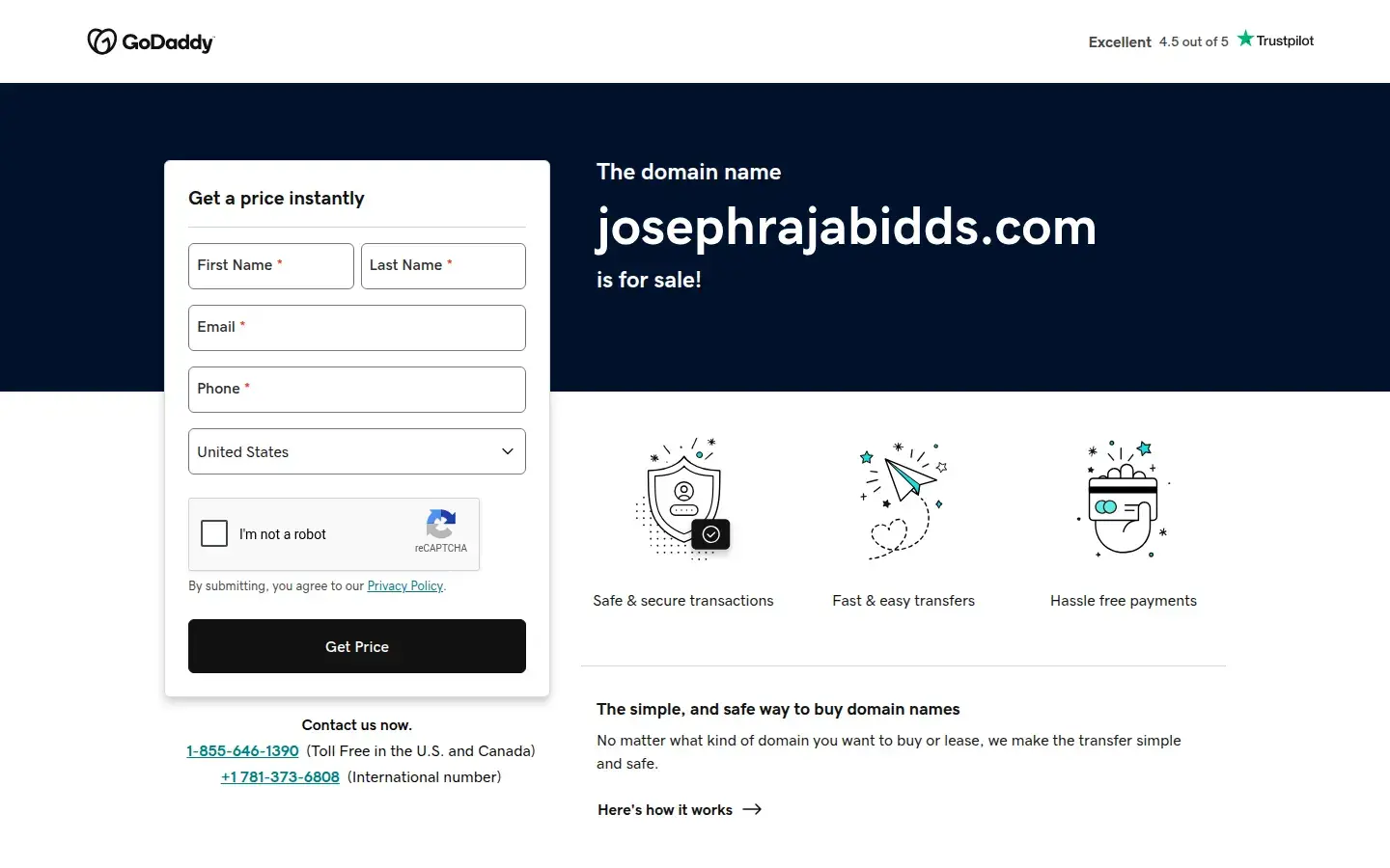 Homepage preview of Dr. Joseph Rajabi DDS