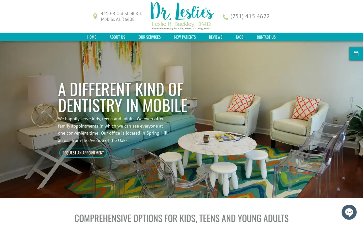Homepage preview of Dr Leslie’s Dental