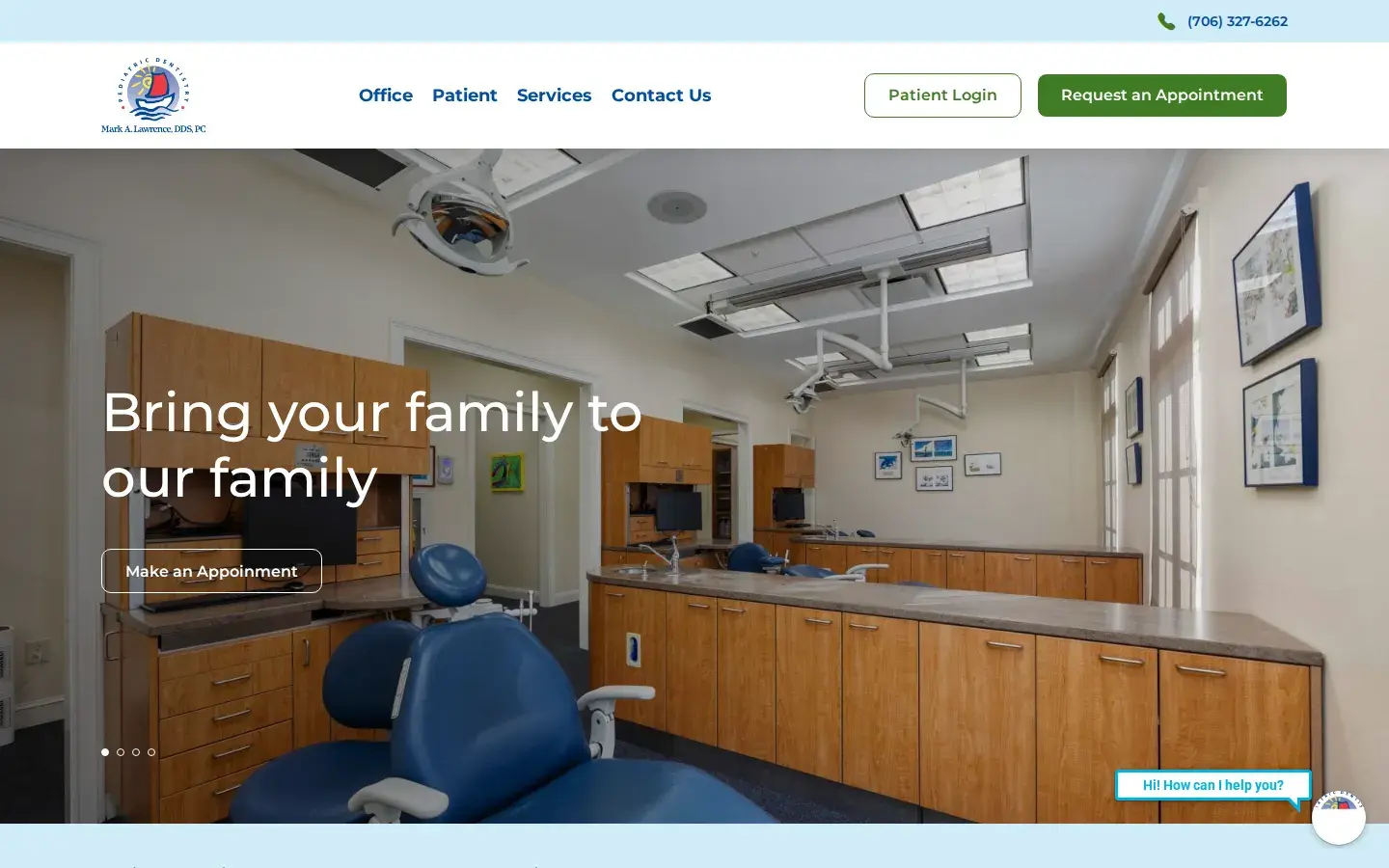 Homepage preview of Dr. Mark A. Lawrence, DDS