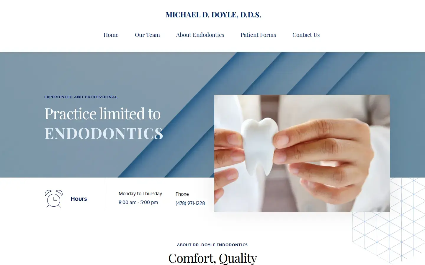 Homepage preview of Dr. Michael D. Doyle, DDS