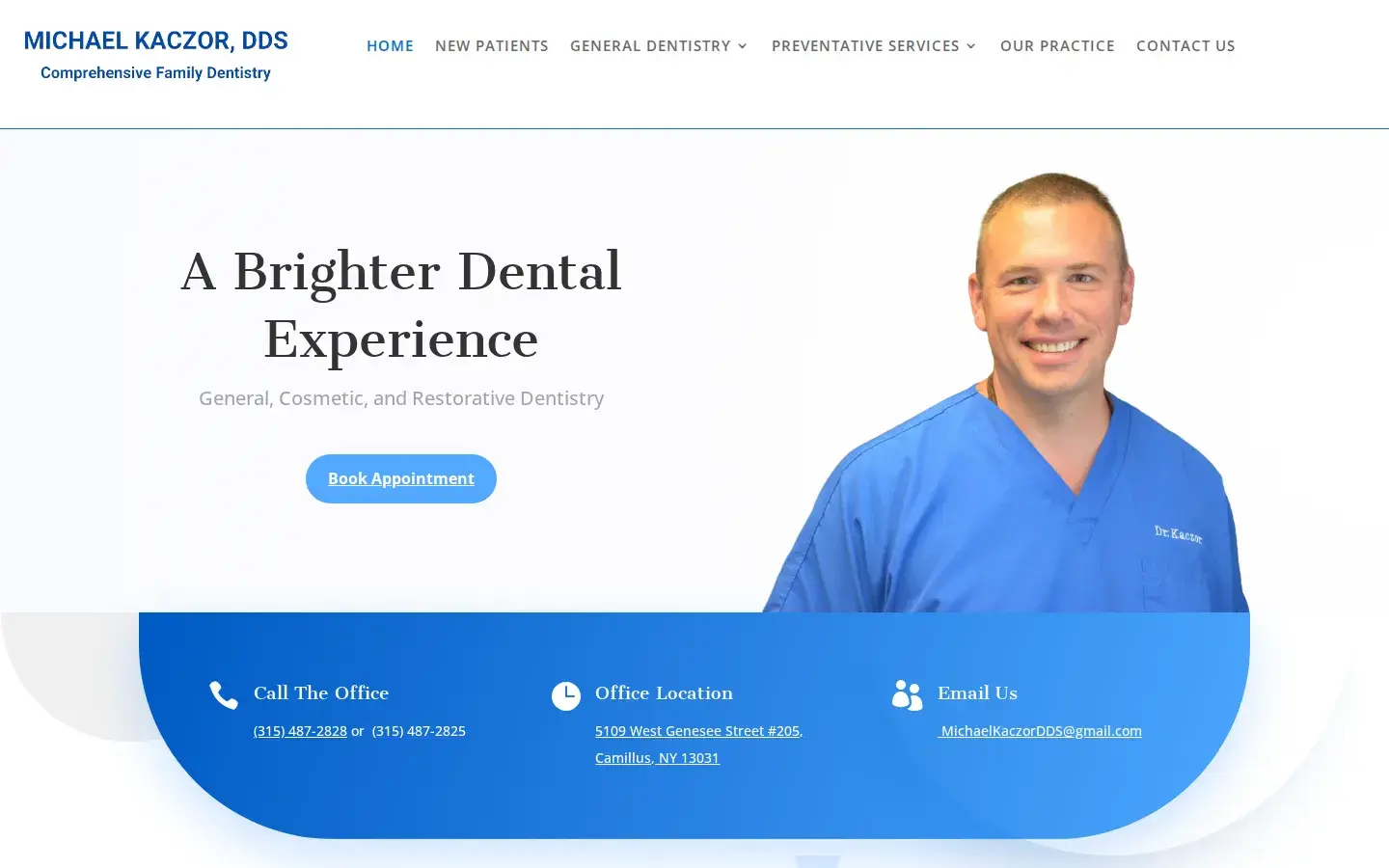 Homepage preview of Dr. Michael P. Kaczor Sr, DDS