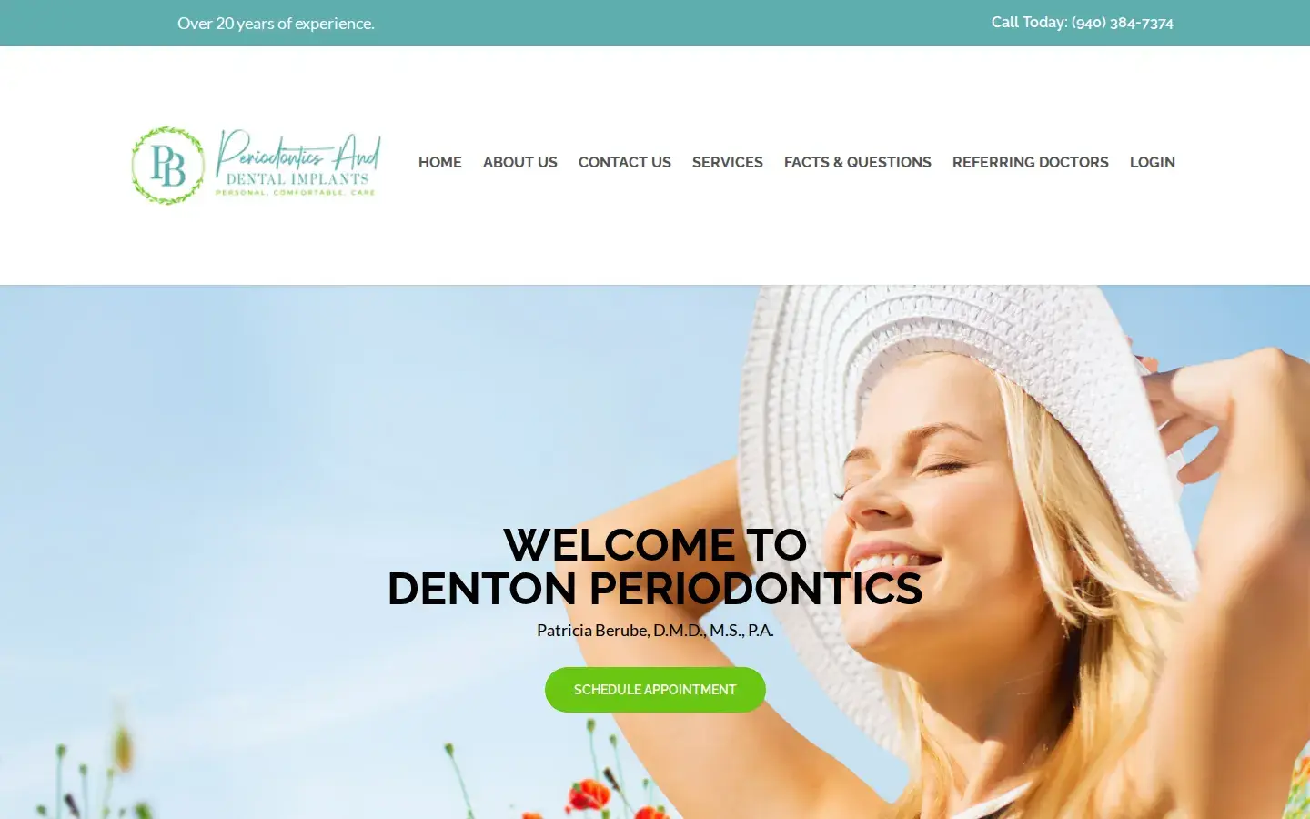 Homepage preview of Dr. Patricia Berube, DMD